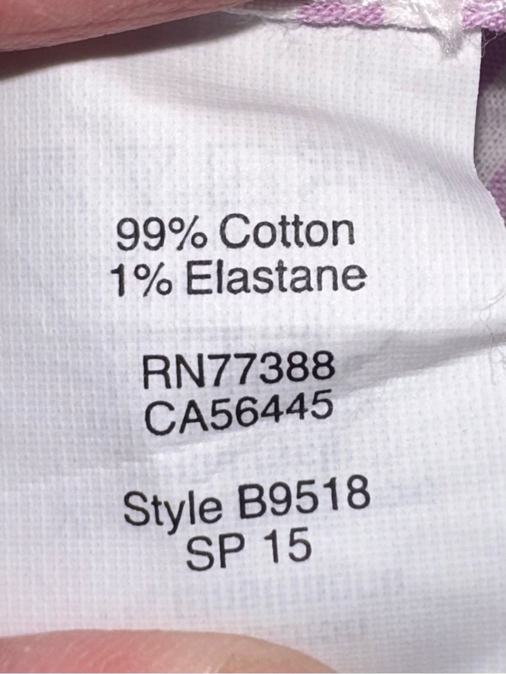 J. Crew Light Purple Striped Long Sleeve Lightweight Top Beachy Coastal Size Med - Picture 7 of 10
